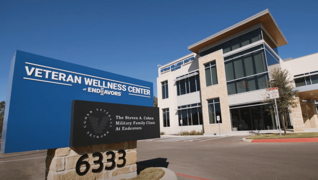 The Endeavors Veteran Wellness Center street view.